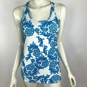 Lululemon Cool‎ Racerback Laceoflage Beaming Blue